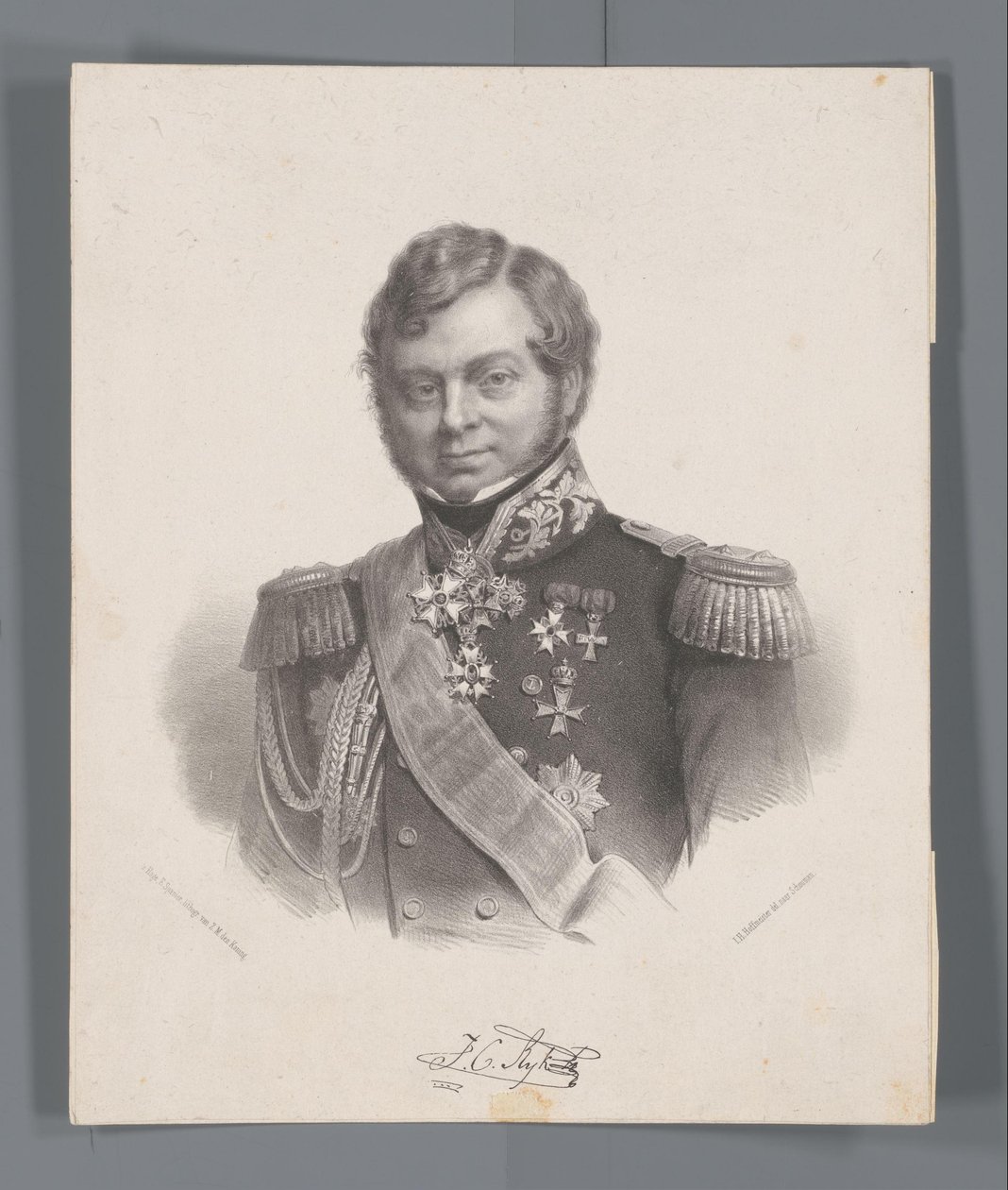 Porträtt av Julius Constantine Empire av Johan Hendrik Hoffmeister