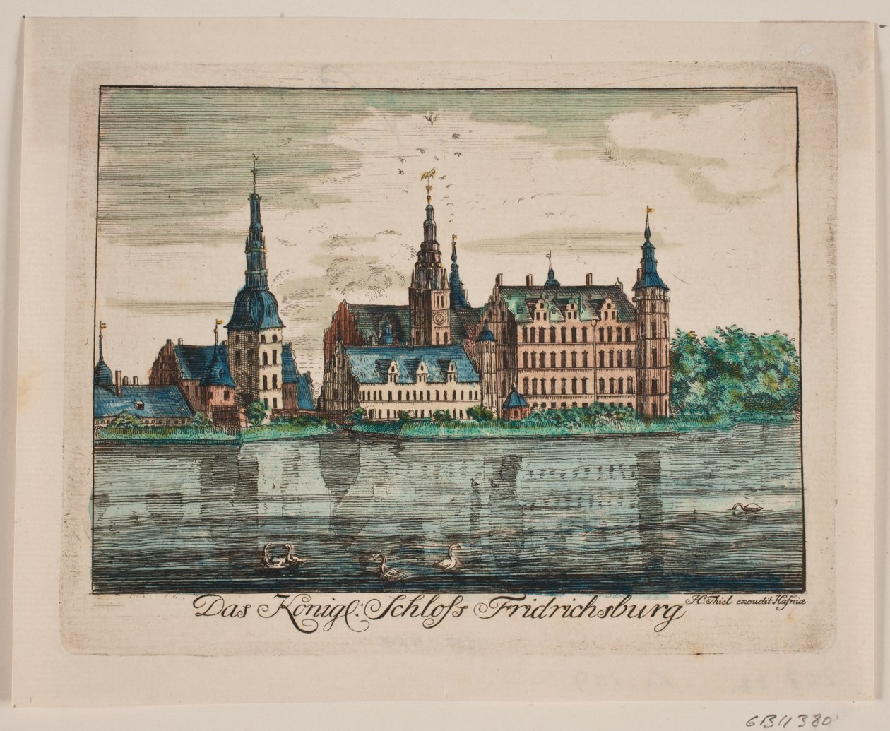 Frederiksborgs slott av Johan Herman Thiele