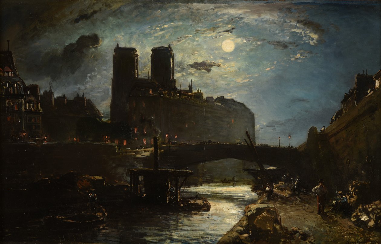 Notre-Dame de Paris av Johan Jongkind