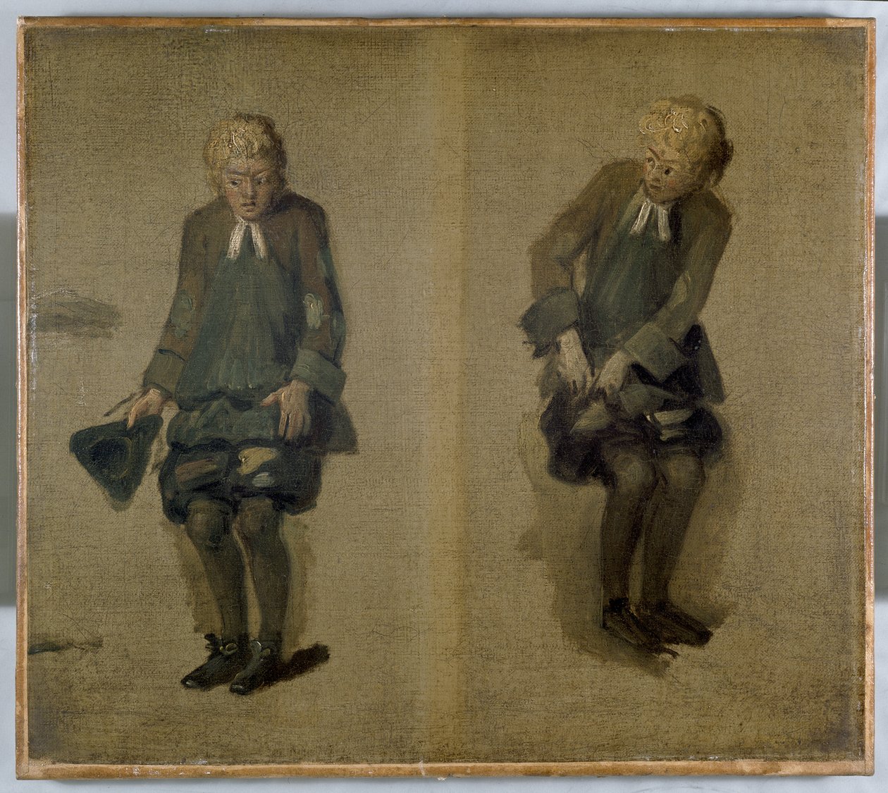 Två skisser av David Garrick i karaktär, 1700-talet av Johan Joseph Zoffany