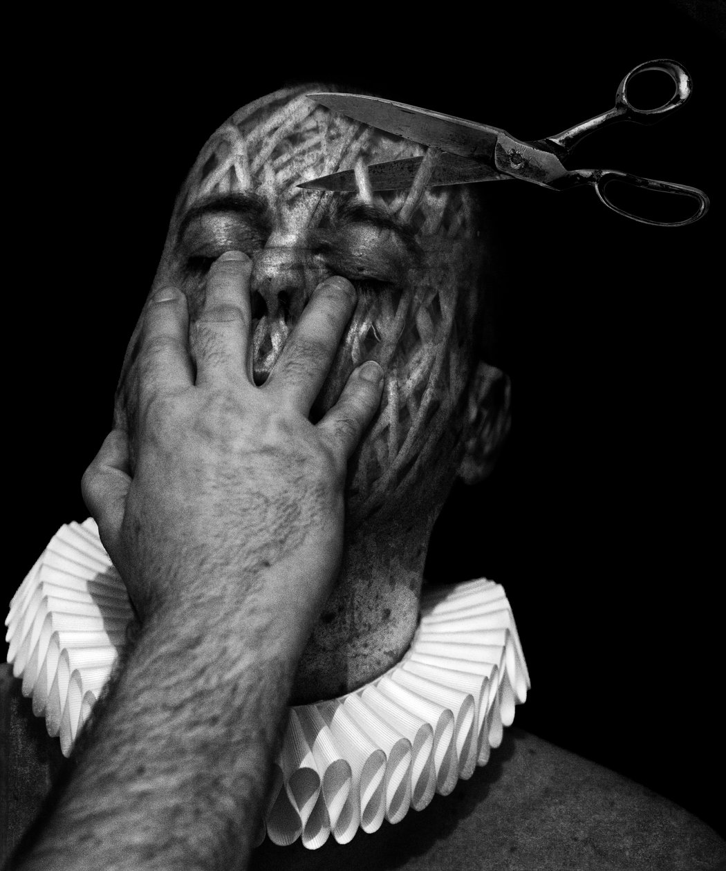 A clowns death (serie), 2014 (fotokonst digital konst) av Johan Lilja