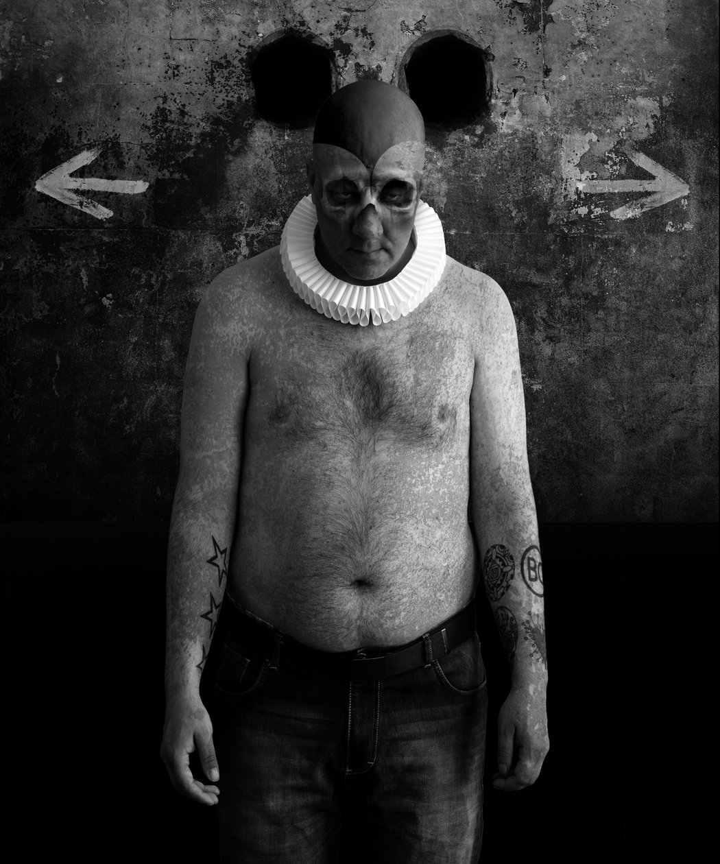 A clowns death (serie), 2014 (fotokonst digital konst) av Johan Lilja