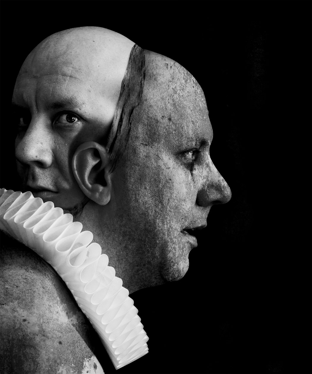 A clowns death (serie), 2014 (fotomanipulation) av Johan Lilja