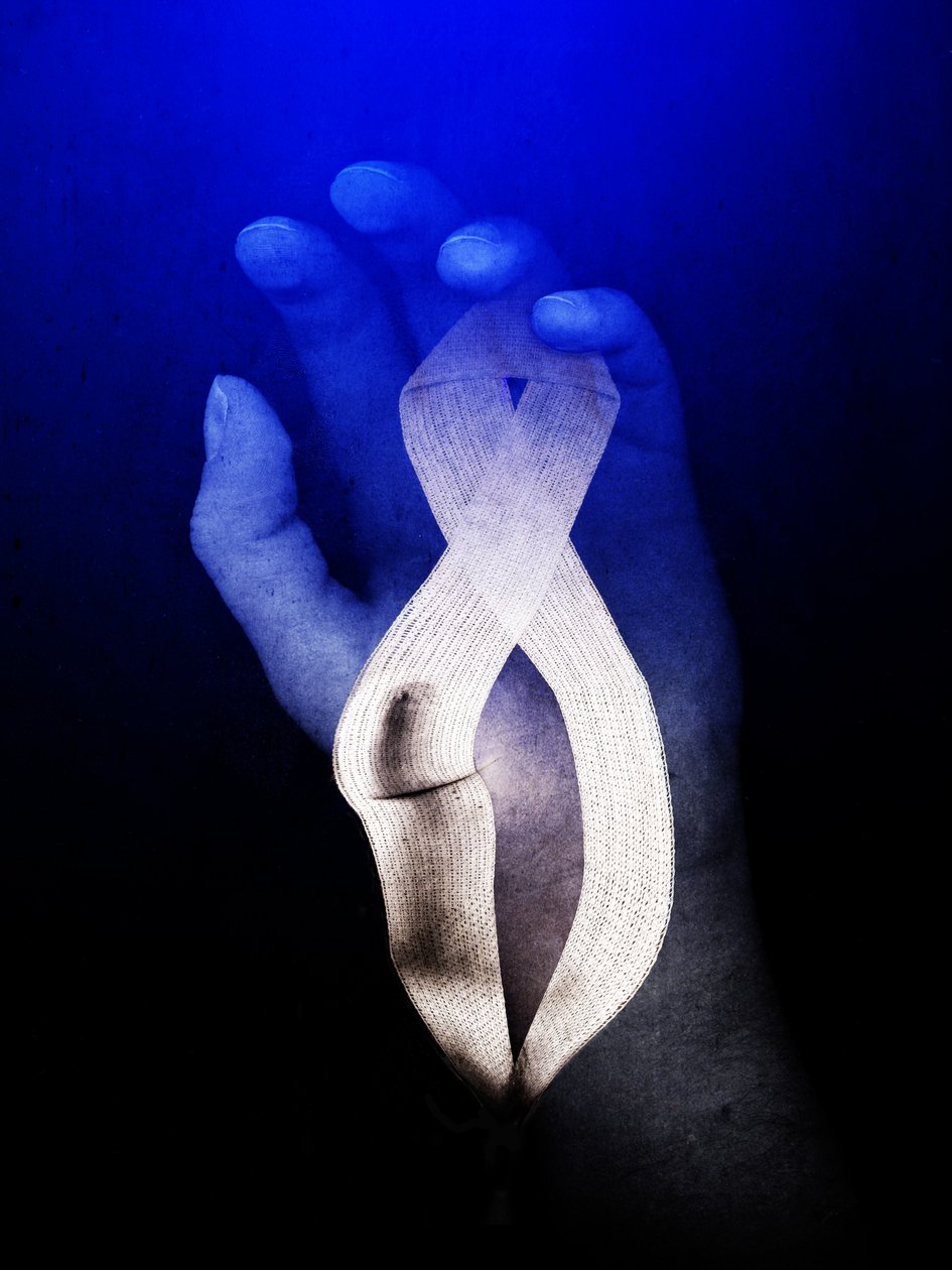 Bröstcancer, 2013 (fotografi) av Johan Lilja
