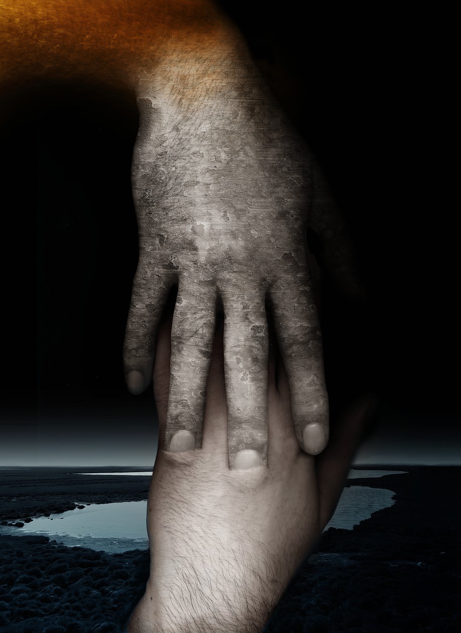 Hjälpande hand, 2013 (fotografi) av Johan Lilja