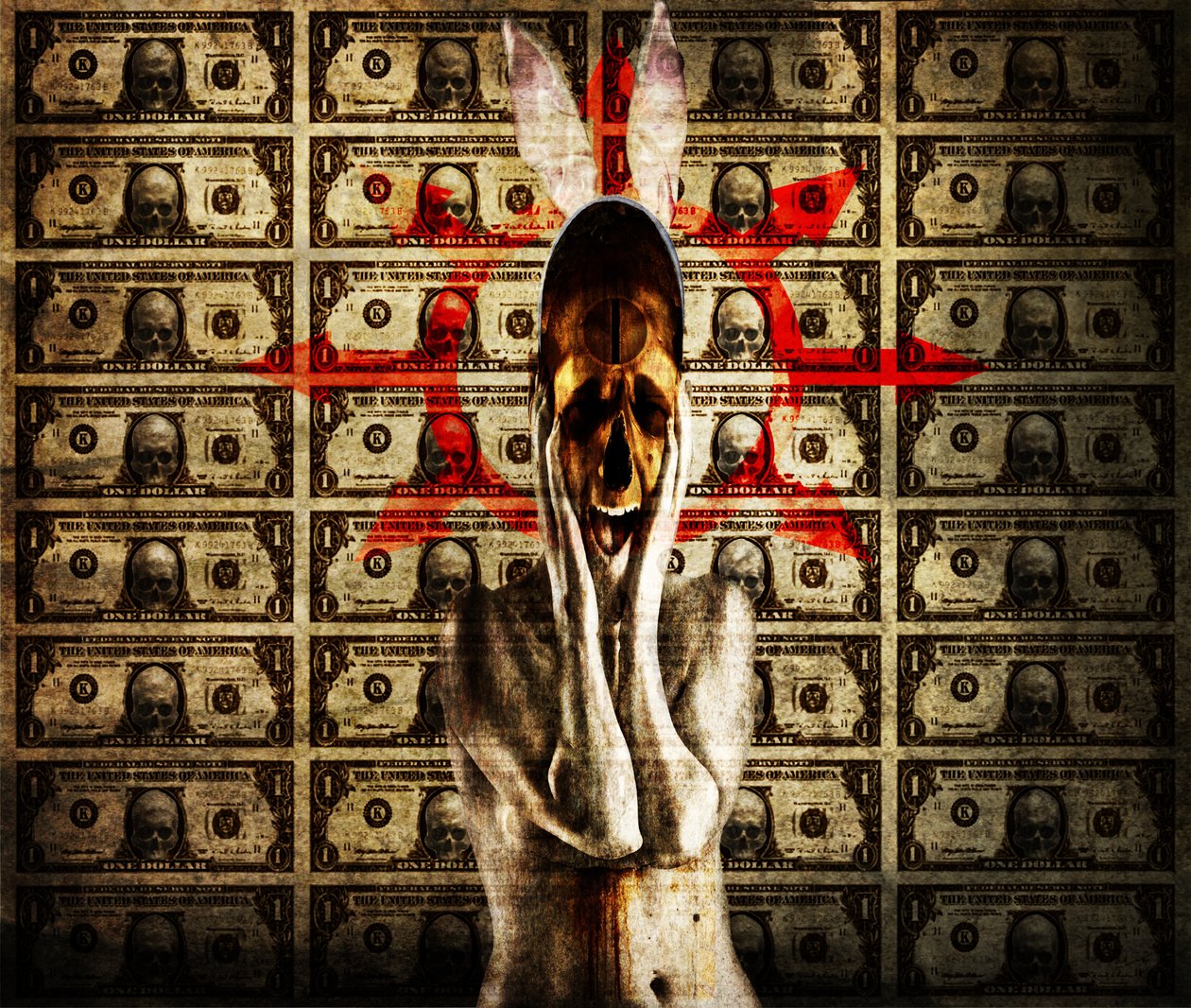 Money, 2013 (fotomanipulation) av Johan Lilja