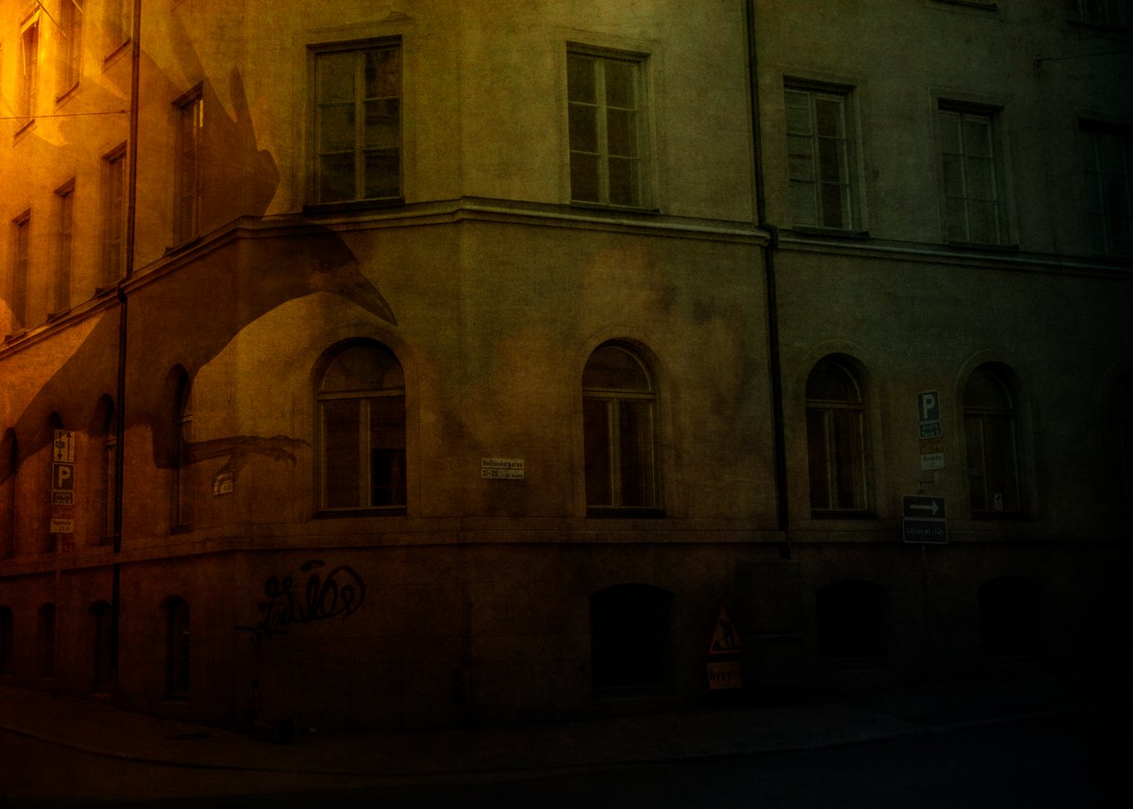 The Town, 2022 (fotokonst) av Johan Lilja