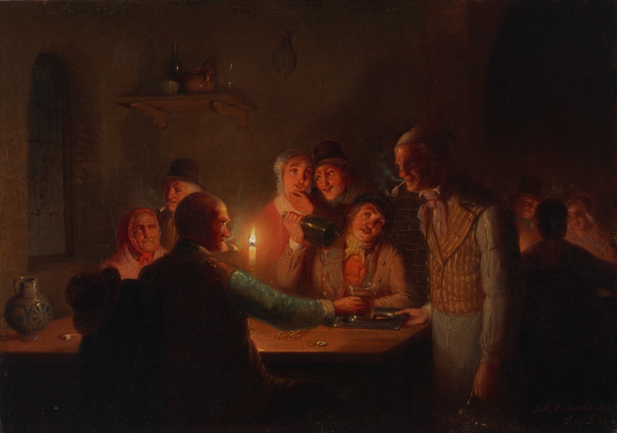 Holländsk krogplats, 1846. av Johan Mengels Culverhouse