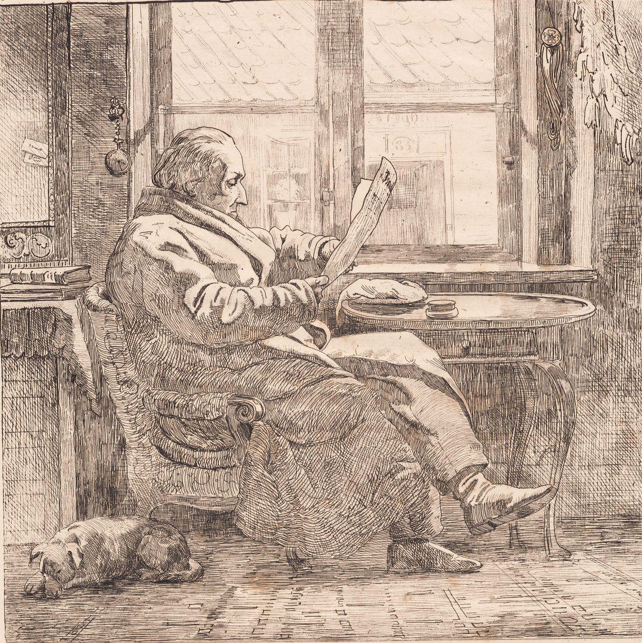 Domare Emanuel Bonnevie av Johan Thomas Lundbye