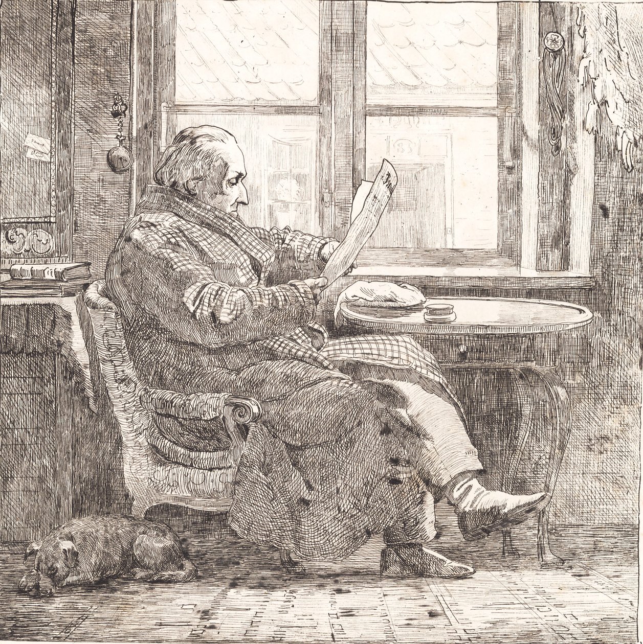 Domare Emanuel Bonnevie av Johan Thomas Lundbye