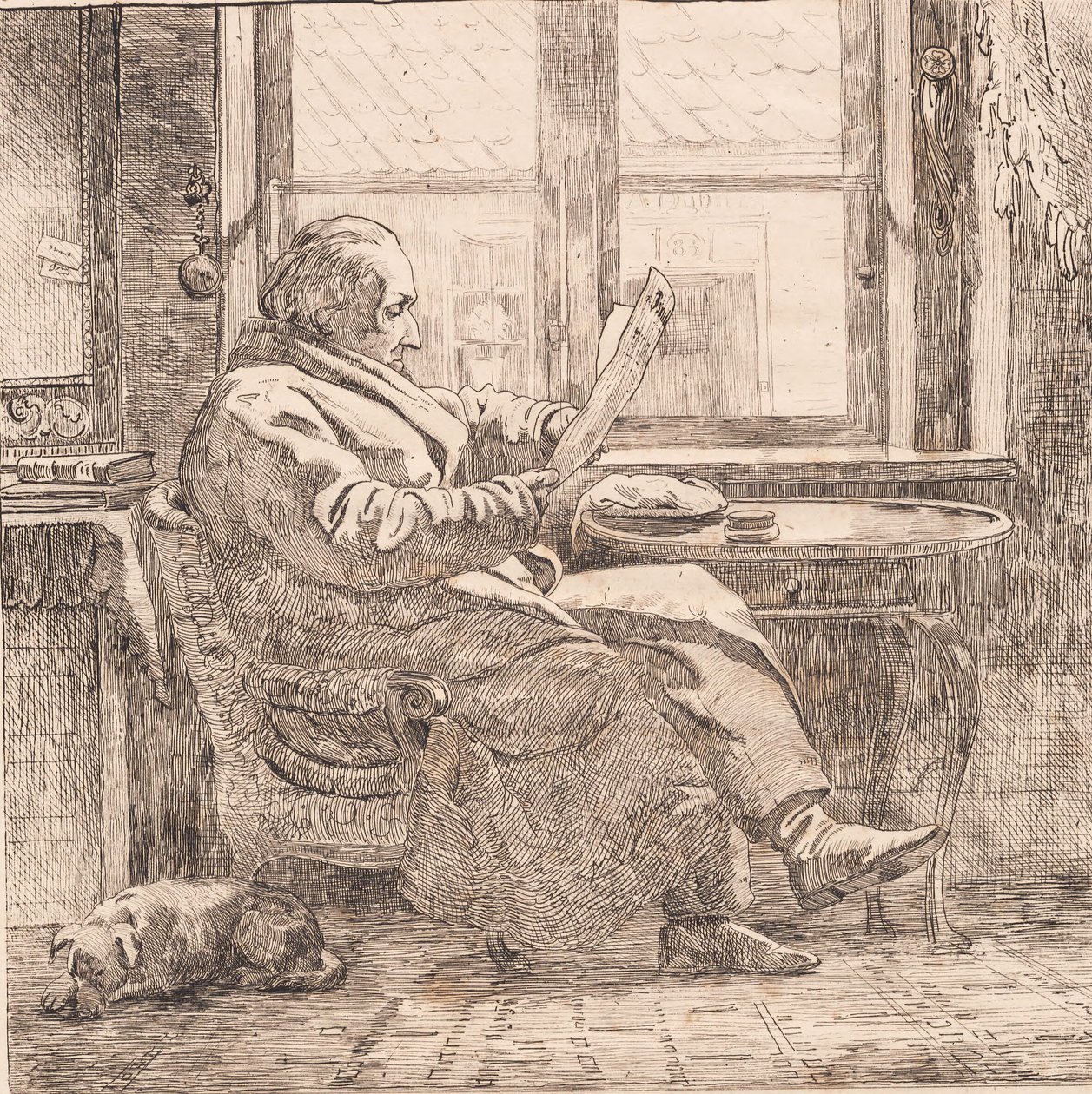 Domare Emanuel Bonnevie av Johan Thomas Lundbye