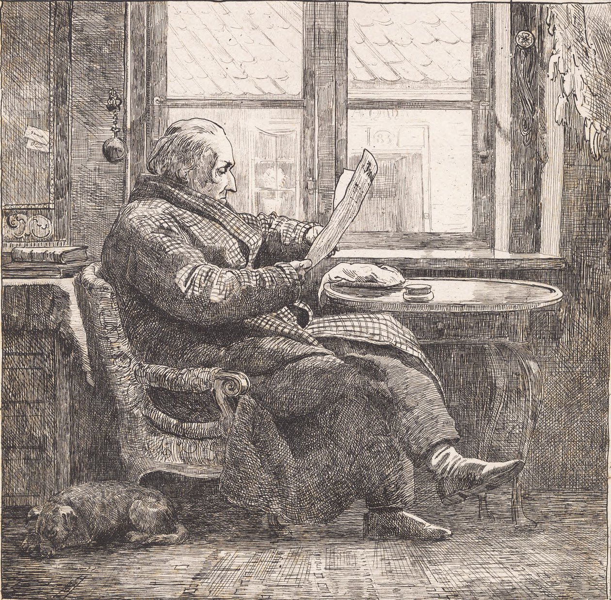 Domare Emanuel Bonnevie av Johan Thomas Lundbye