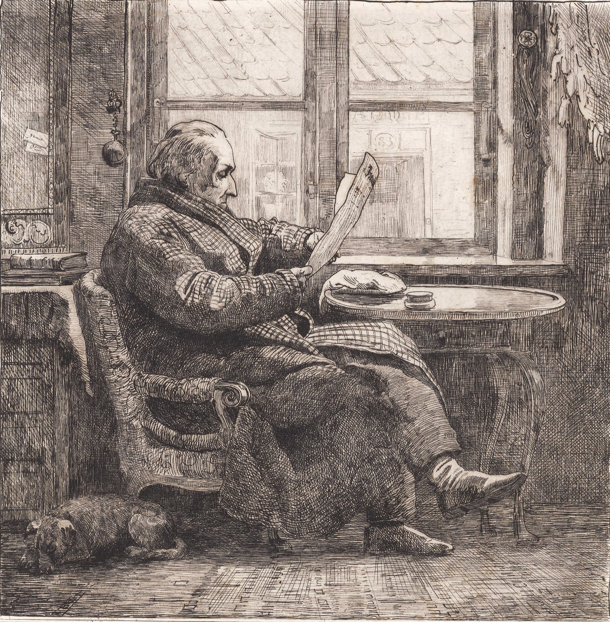 Domare Emanuel Bonnevie av Johan Thomas Lundbye