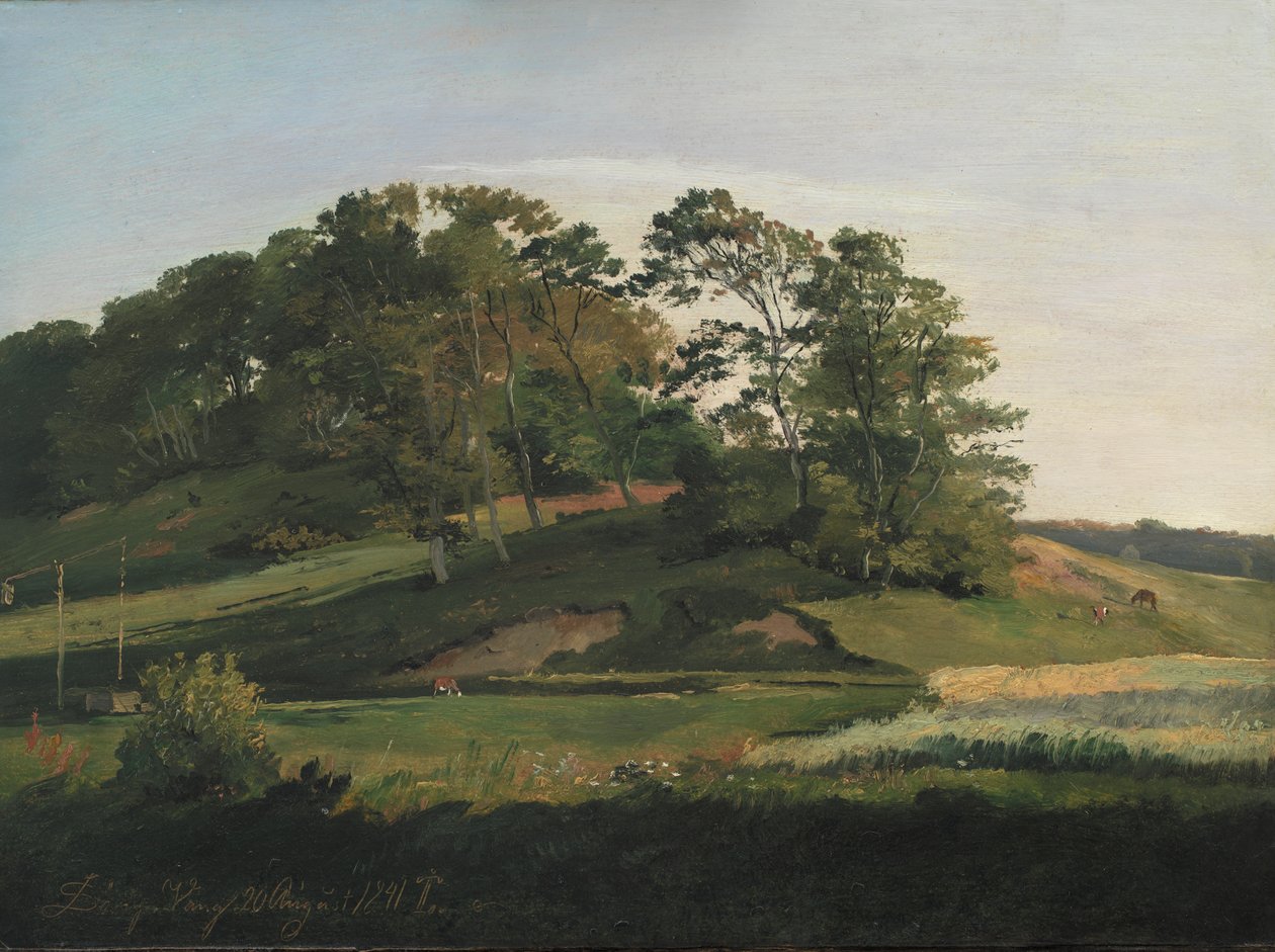 Wooded Hills vid Sørupvang av Johan Thomas Lundbye