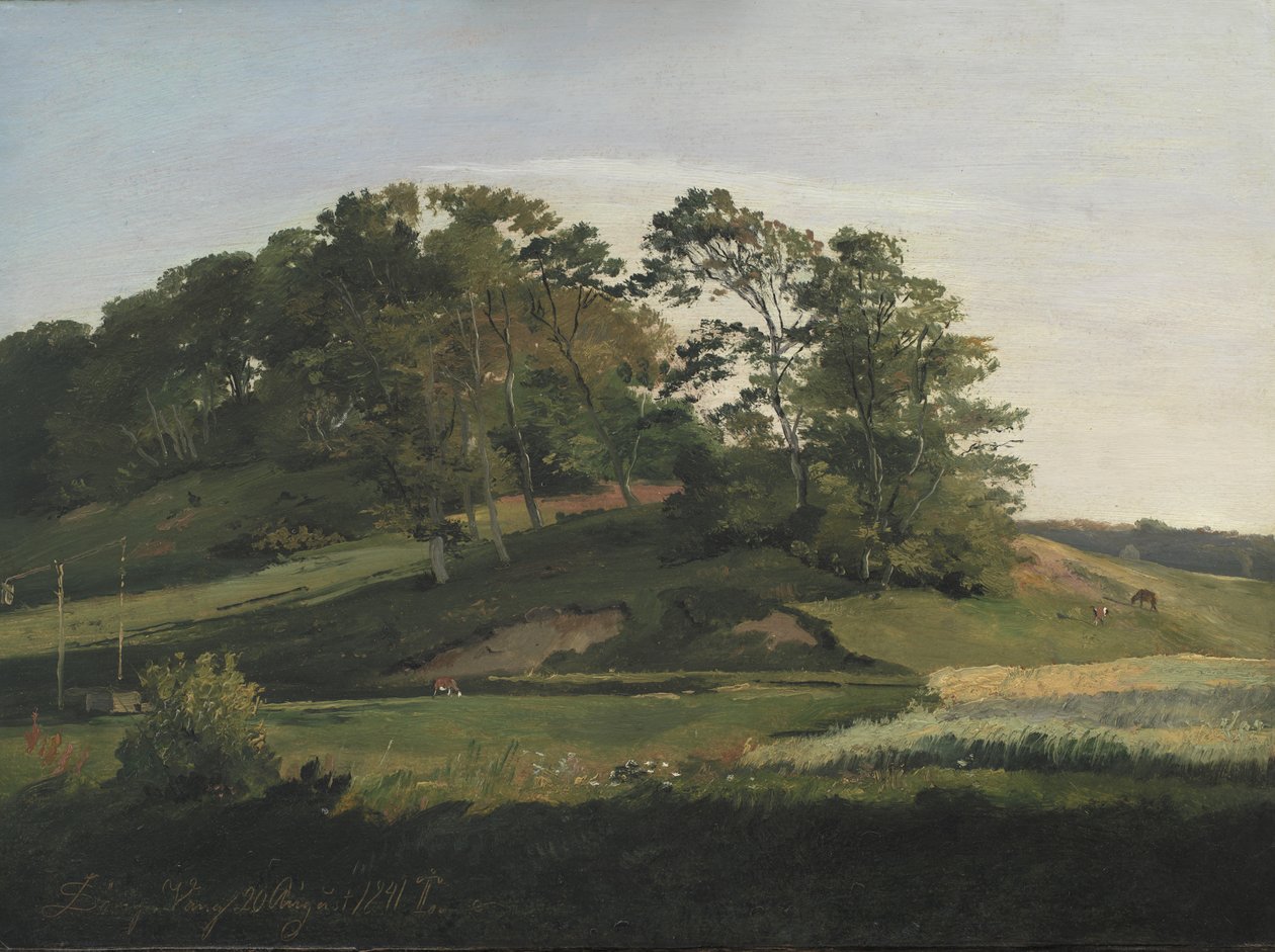 Wooded Hills vid Sørupvang av Johan Thomas Lundbye