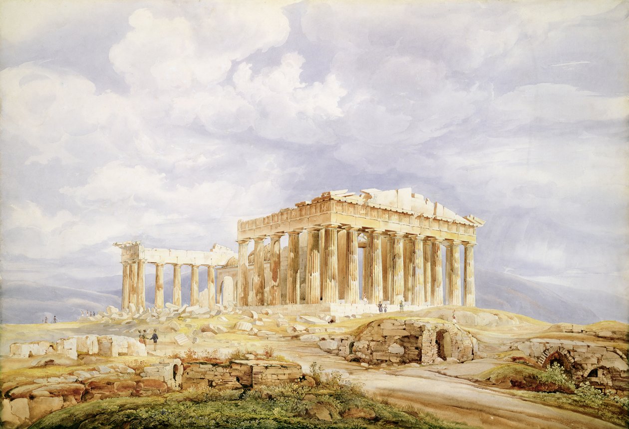 Parthenon, Aten av Johan Wolfensberger