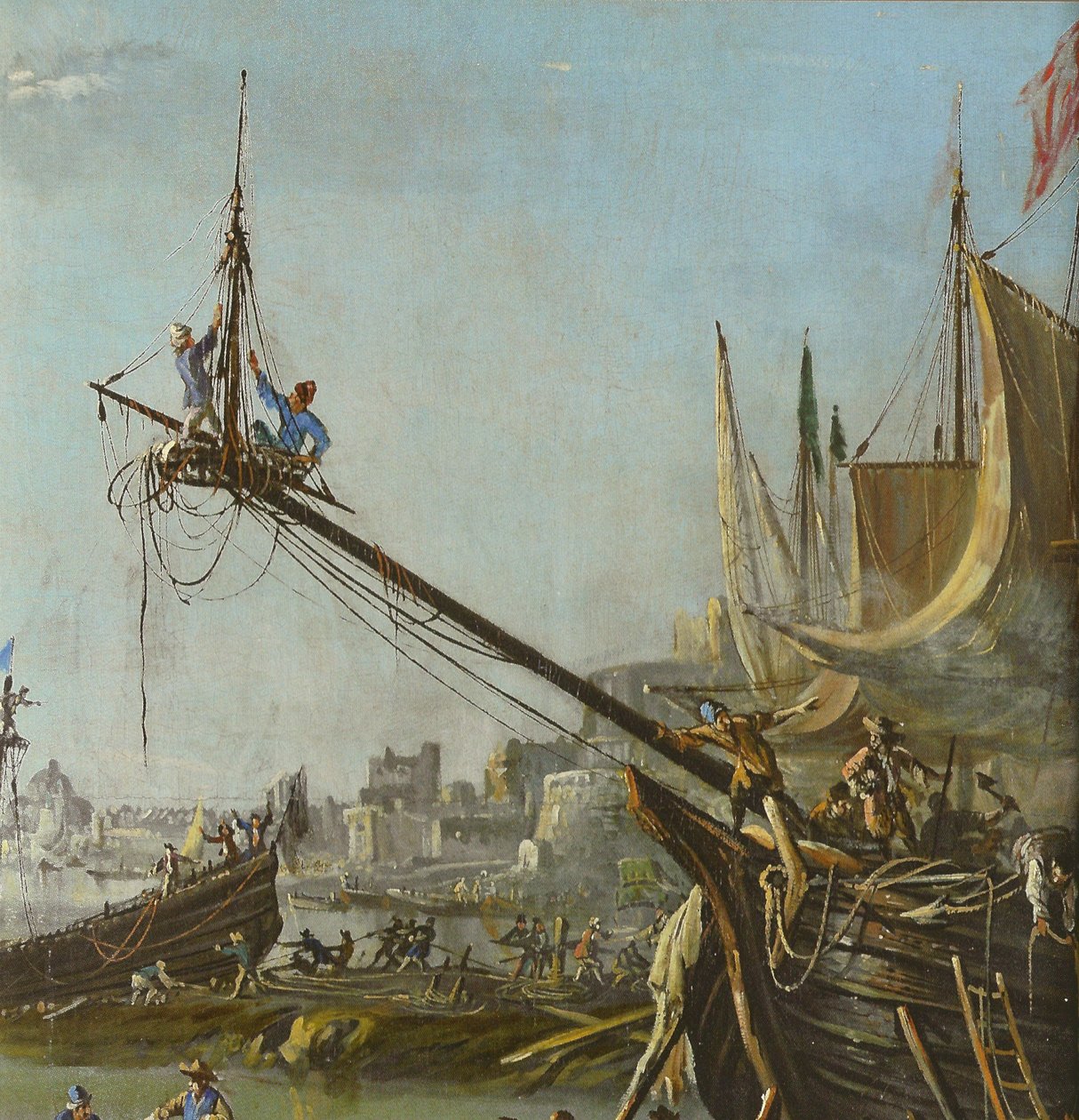 En hamn av Johann Anton Eismann