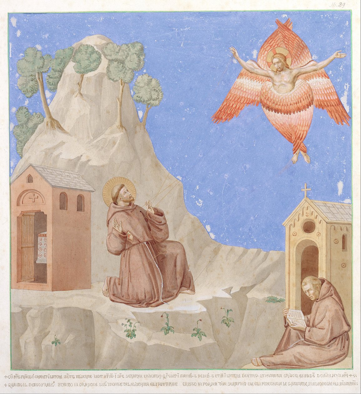 Stigmatiseringen av Saint Francis av Johann Anton Ramboux