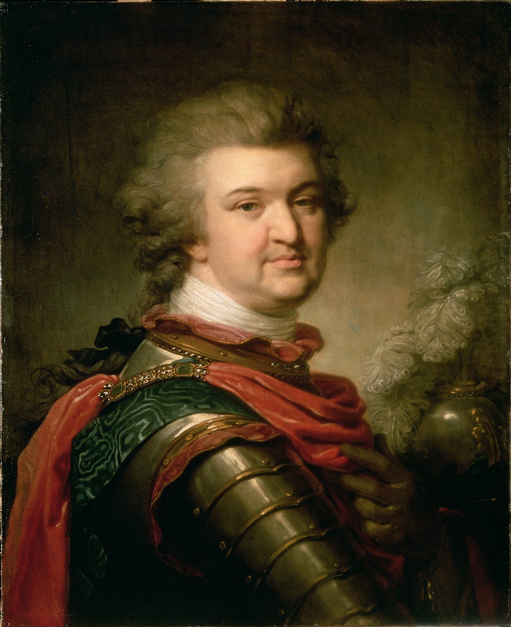 Porträtt av prins Grigorij Aleksandrovich Potemkin (1739-91), ca 1790 av Johann Baptist Edler von Lampi