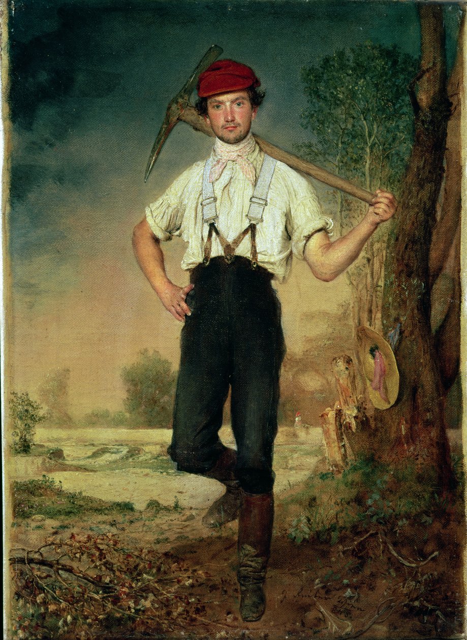Arbetare, 1848 av Johann Baptist Reiter