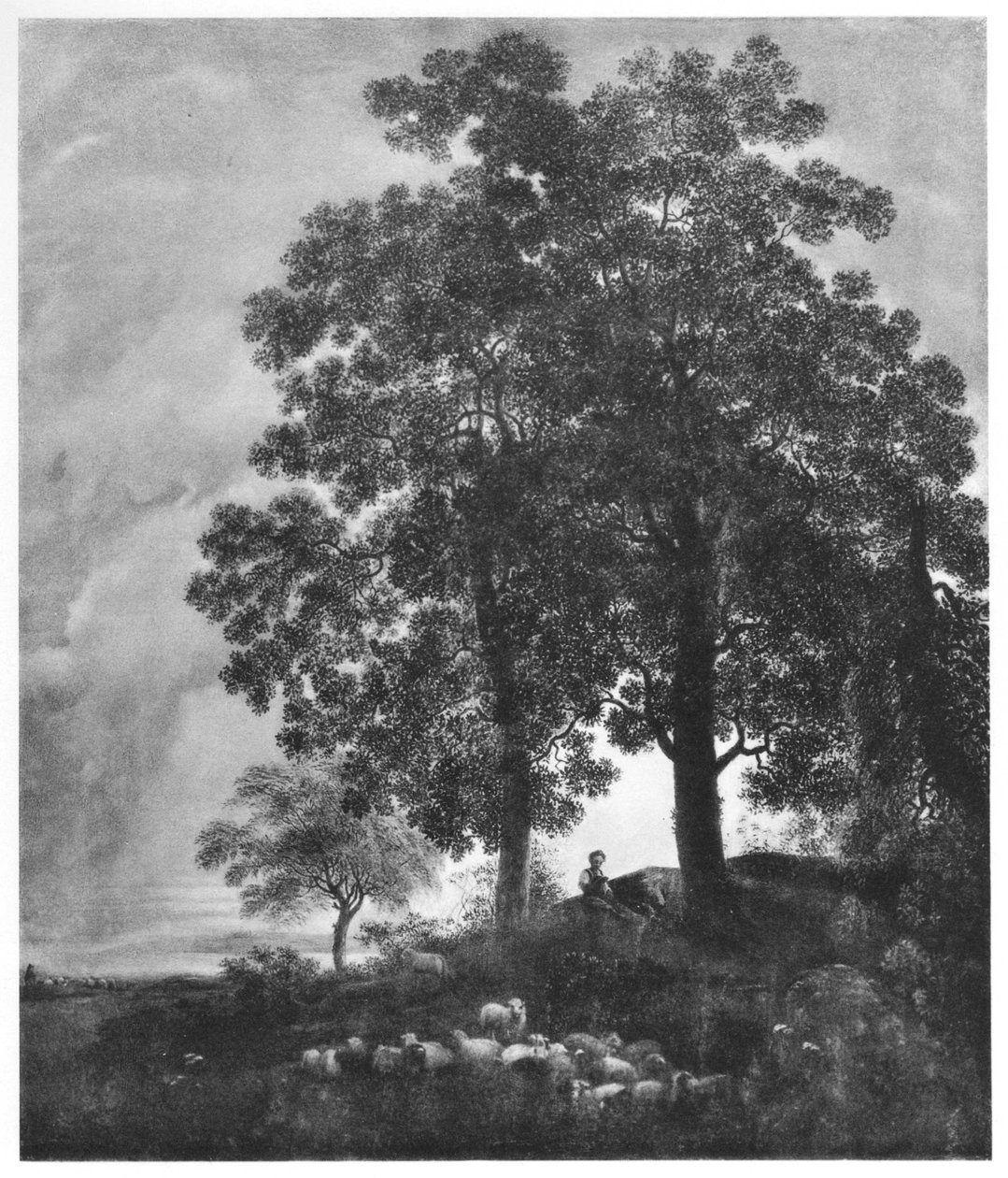 Kvällslandskap av Johann Christian Klengel