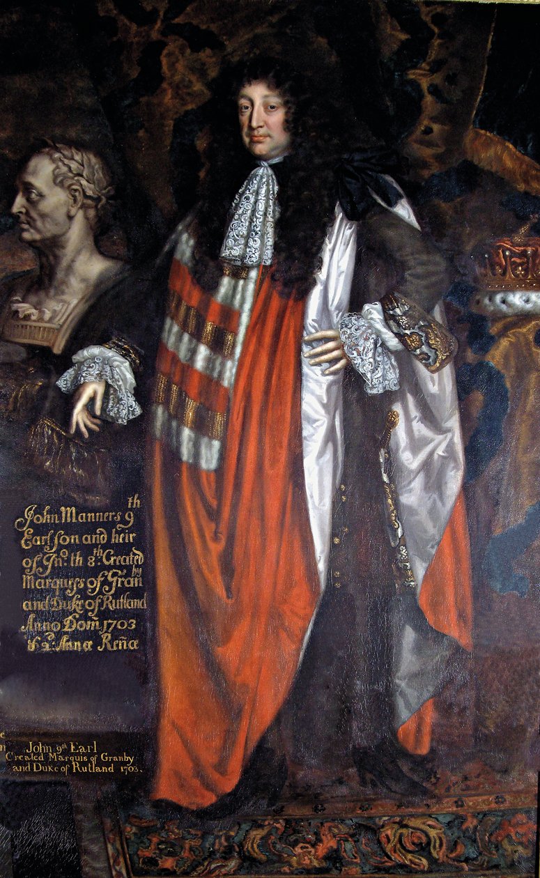 John Manners, 9:e earl av Rutland, ca 1700 av Johann Closterman