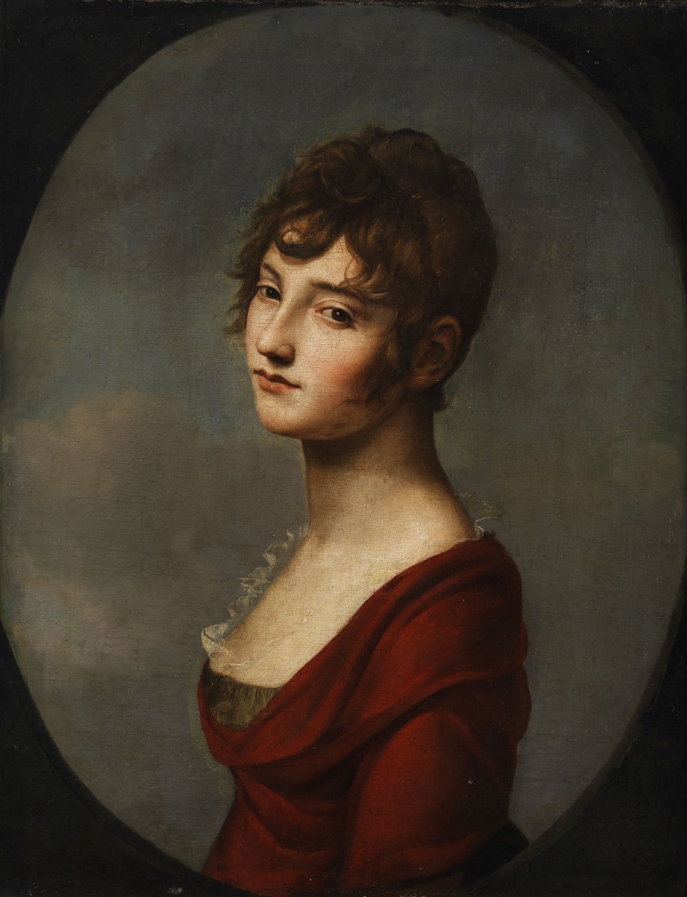 Porträtt av Amalie Wolff-Malcolmi av Johann Friedrich August Tischbein