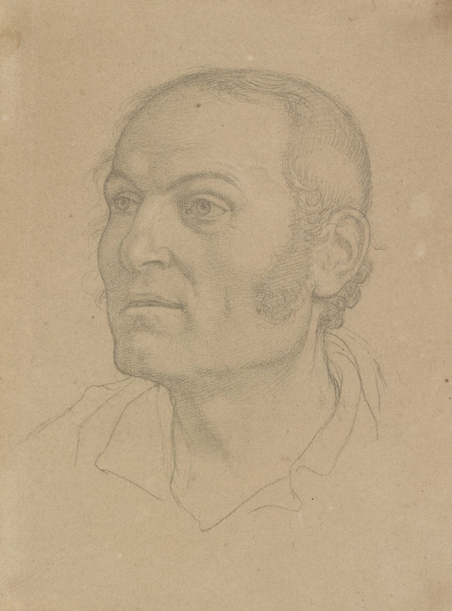 Head of a Man av Friedrich Overbeck