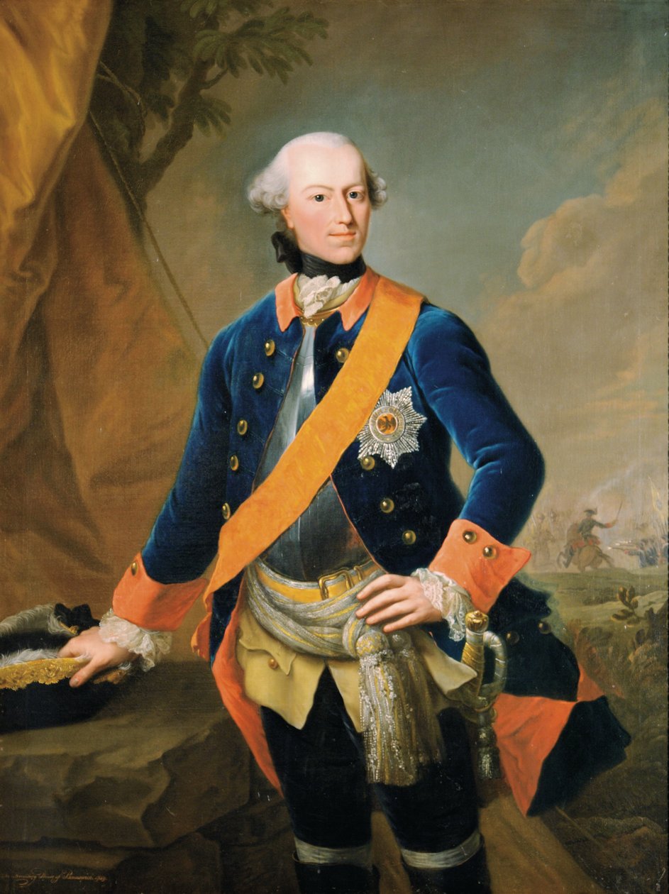 Fredrik, greve av Schaumburg-Lippe-Buckeburg, 1759 av Johann Georg Ziesenis