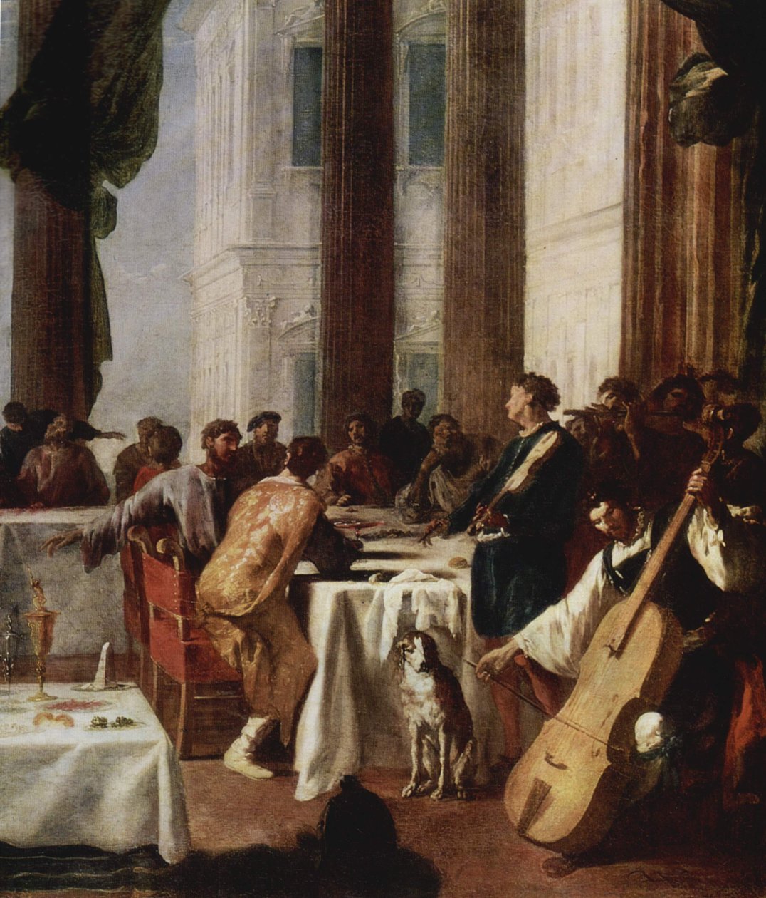 Bröllop till Kana av Johann Heinrich Schönfeld