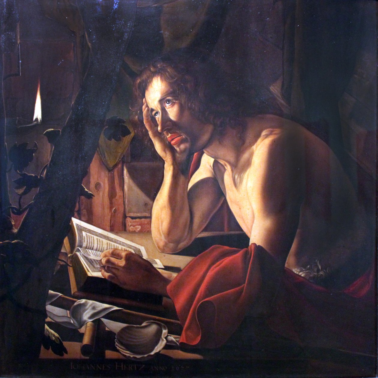 Selbstbildnis als Johannes der Täufer av Johann Herz