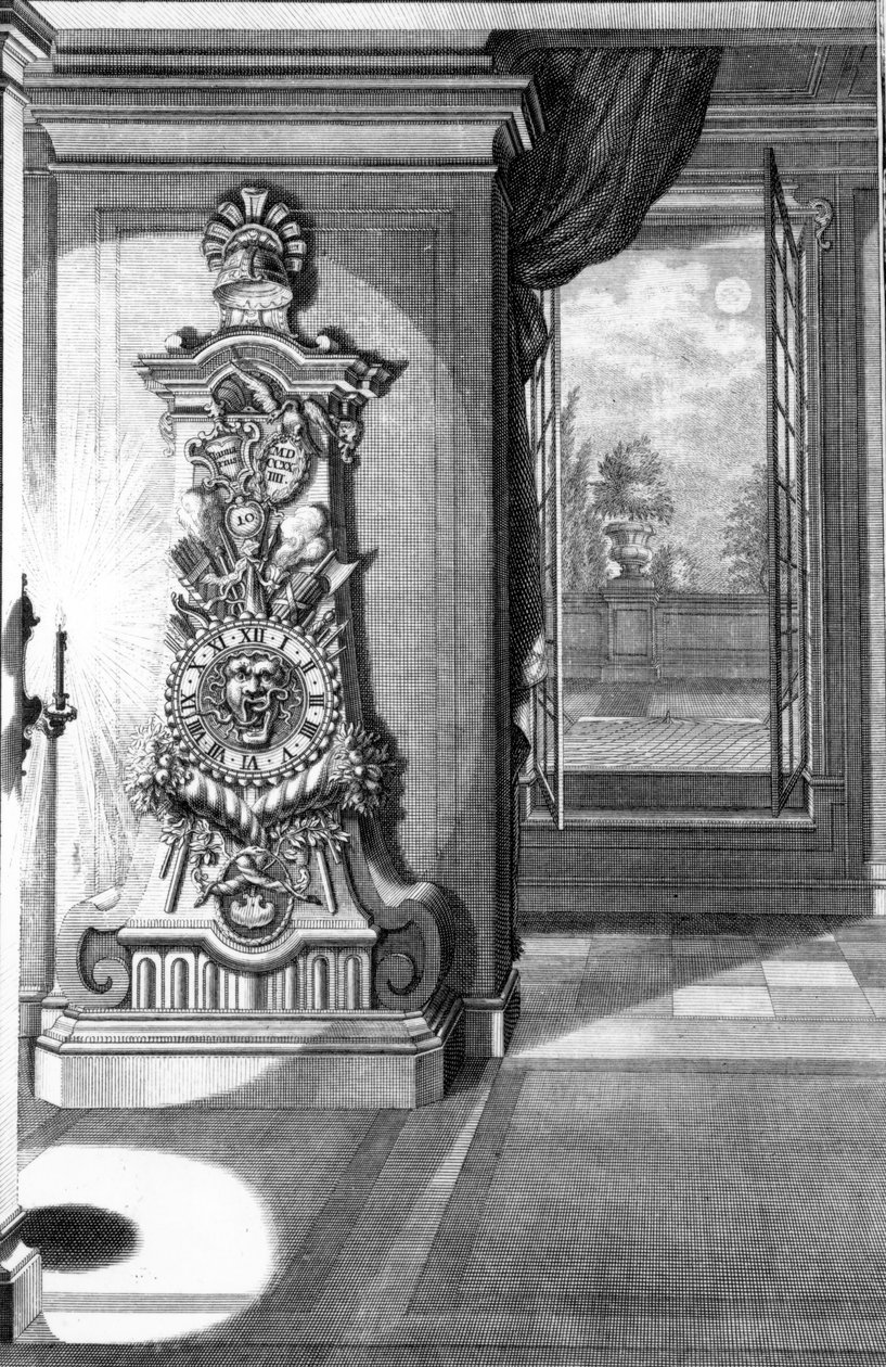 Clock, 1727 av Johann Jacob Schubler