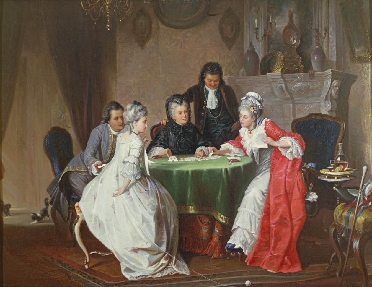 Kortspelet av Johann Joseph Geisser