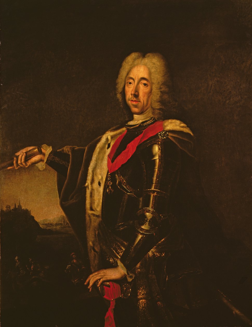 Porträtt av prins Eugen av Savojen, 1730-talet av Johann Kupetzky