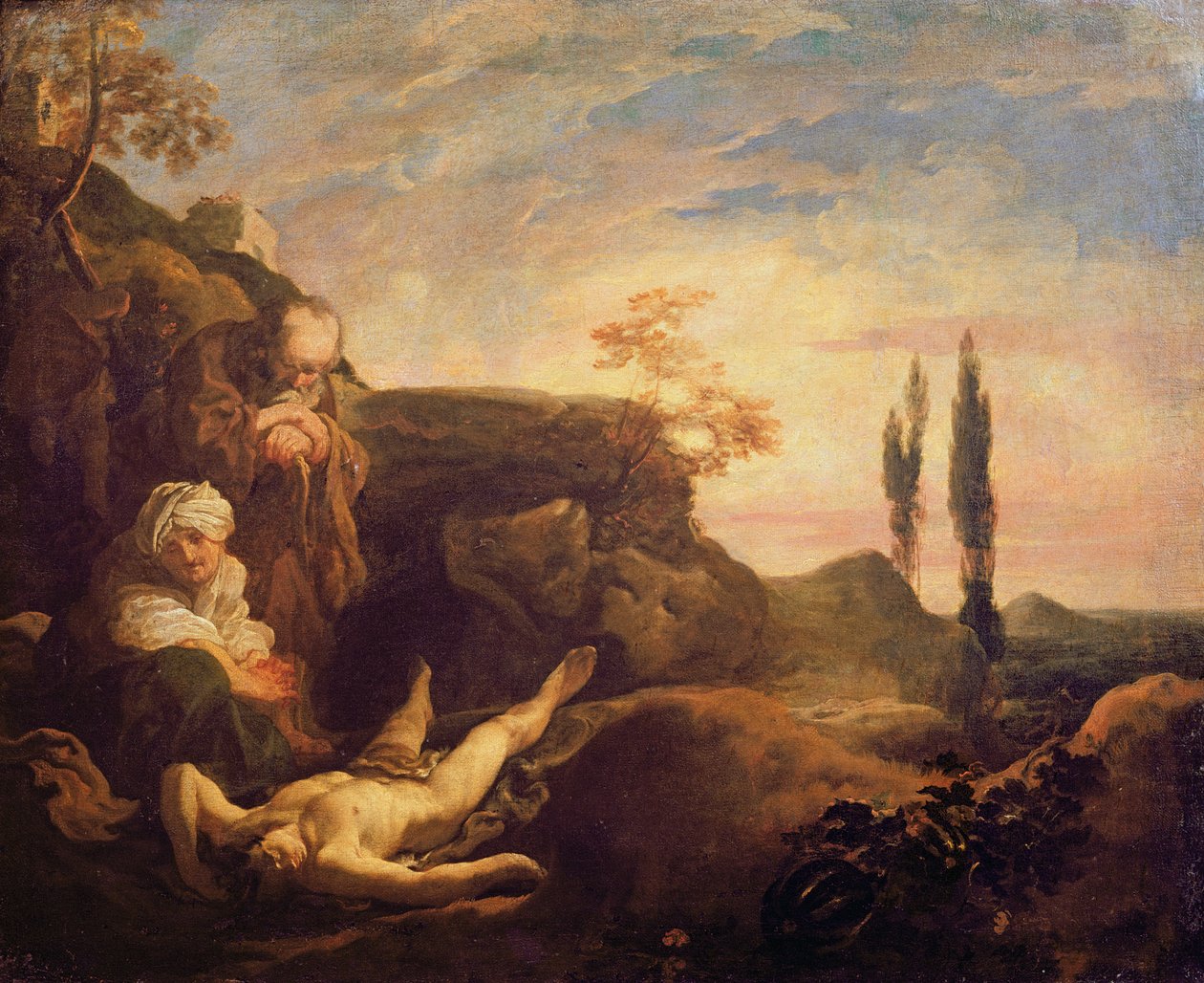 Abels klagesang swed av Johann Liss or Lis or von Lys