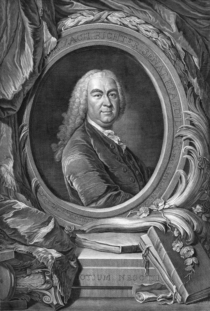 Avbildad person: Johann Christoph Richter av Martin Bernigeroth