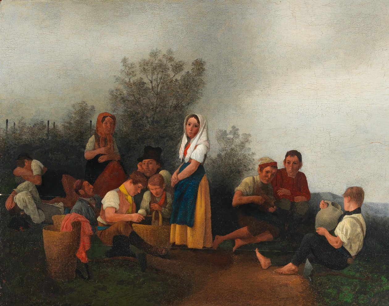 Schreiber Family at the vineyard av Johann Michael Neder