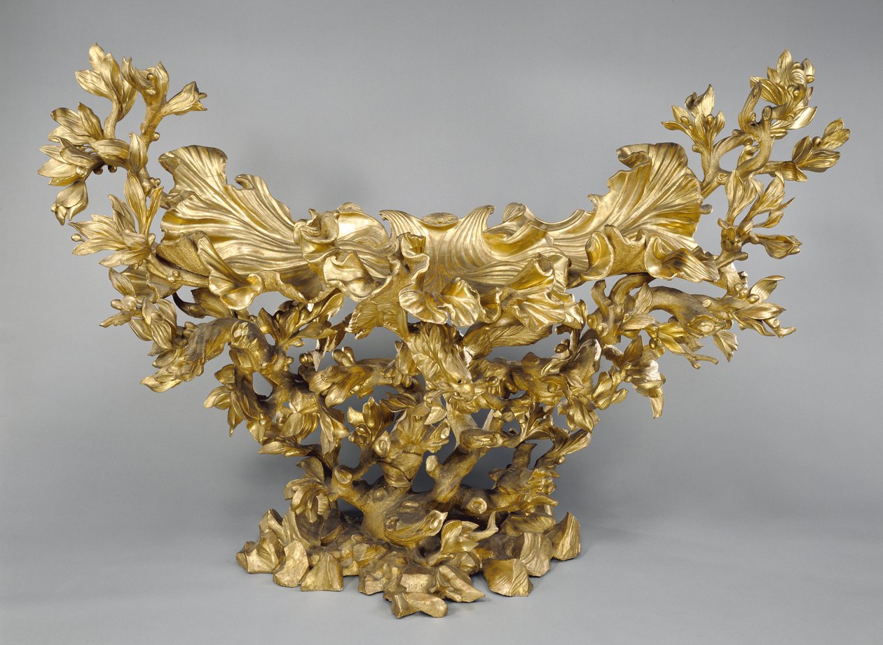 Sidobord tillskrivet Johann Paul Schor, ca 1670 (gessoad och förgylld poppel) av Johann Paul Schor