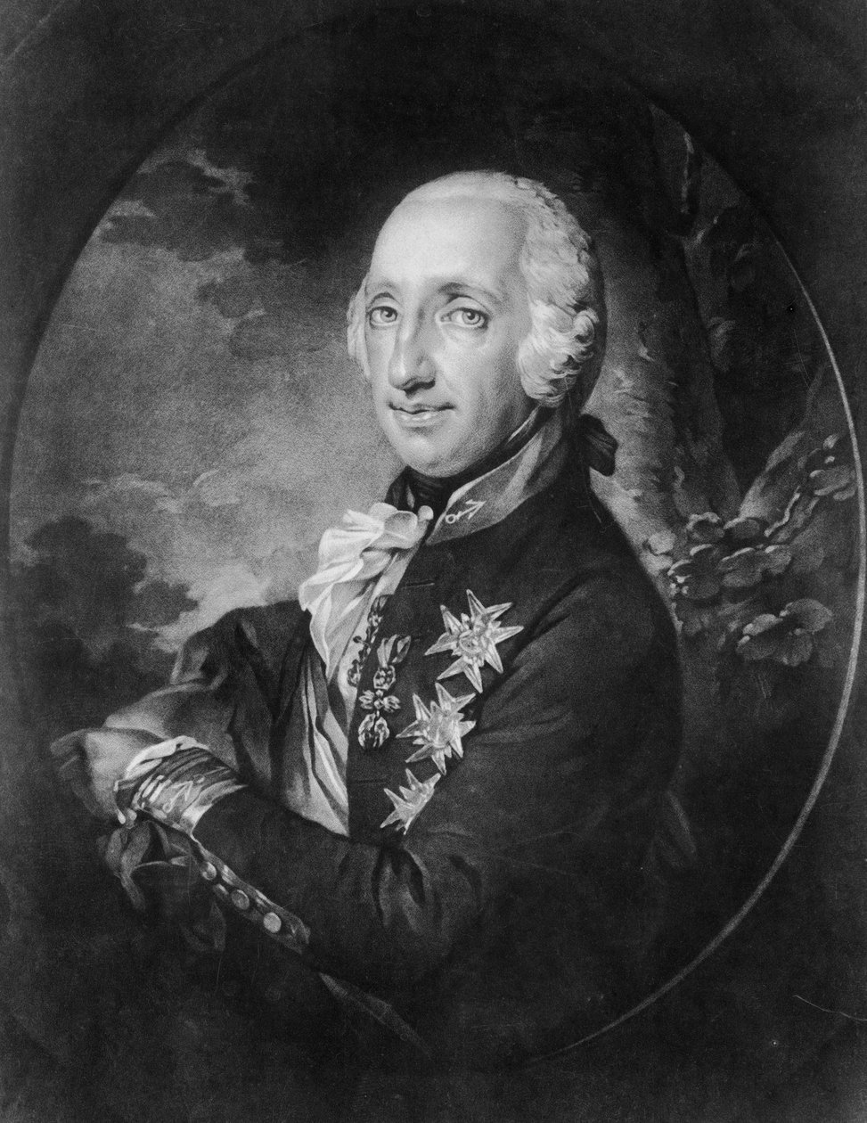 Ferdinand I av Bourbon, kung av de två Sicilierna av Johann Peter Pichler