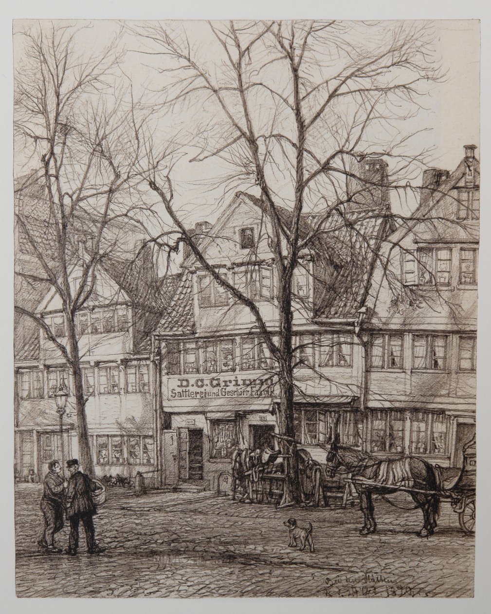 Stunder av en stad 1882-1894 av Johann Theobald Riefesell