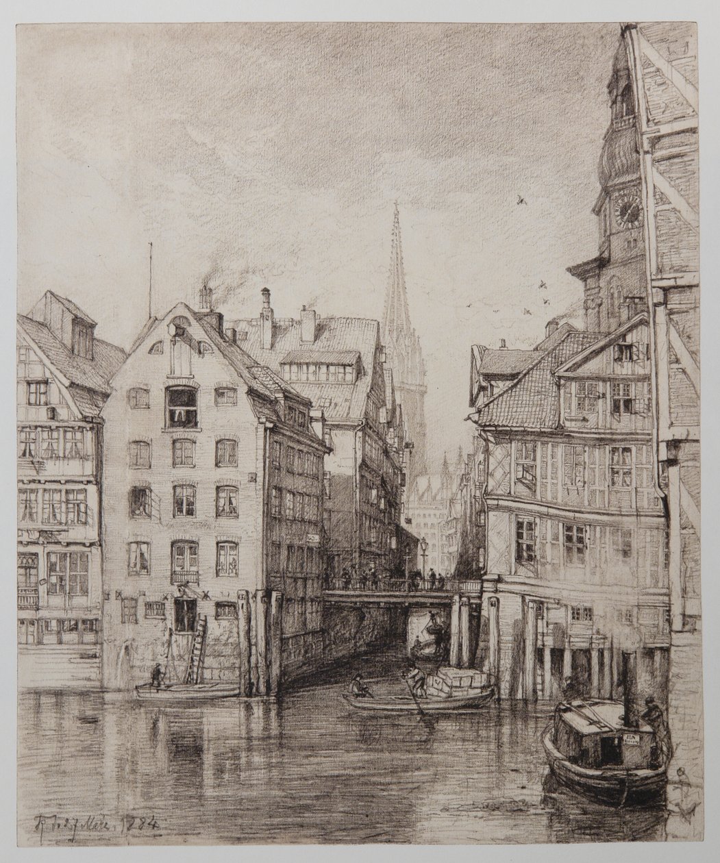 Fleet-när pluggen av Johann Theobald Riefesell