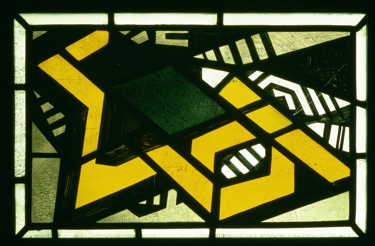 Fönster, 1926 (målat glas) av Johan Thorn Prikker
