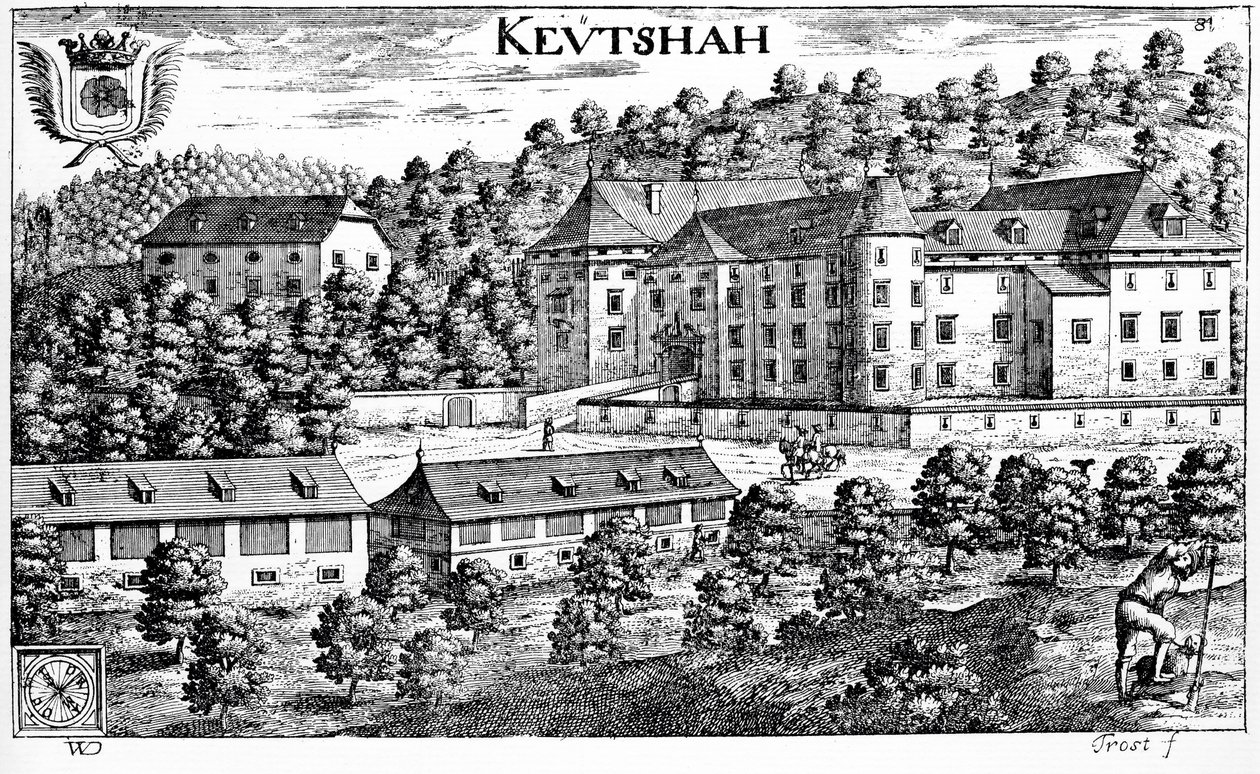 Slottet Keutschach i Karinthien av Johann Weikhard von Valvasor