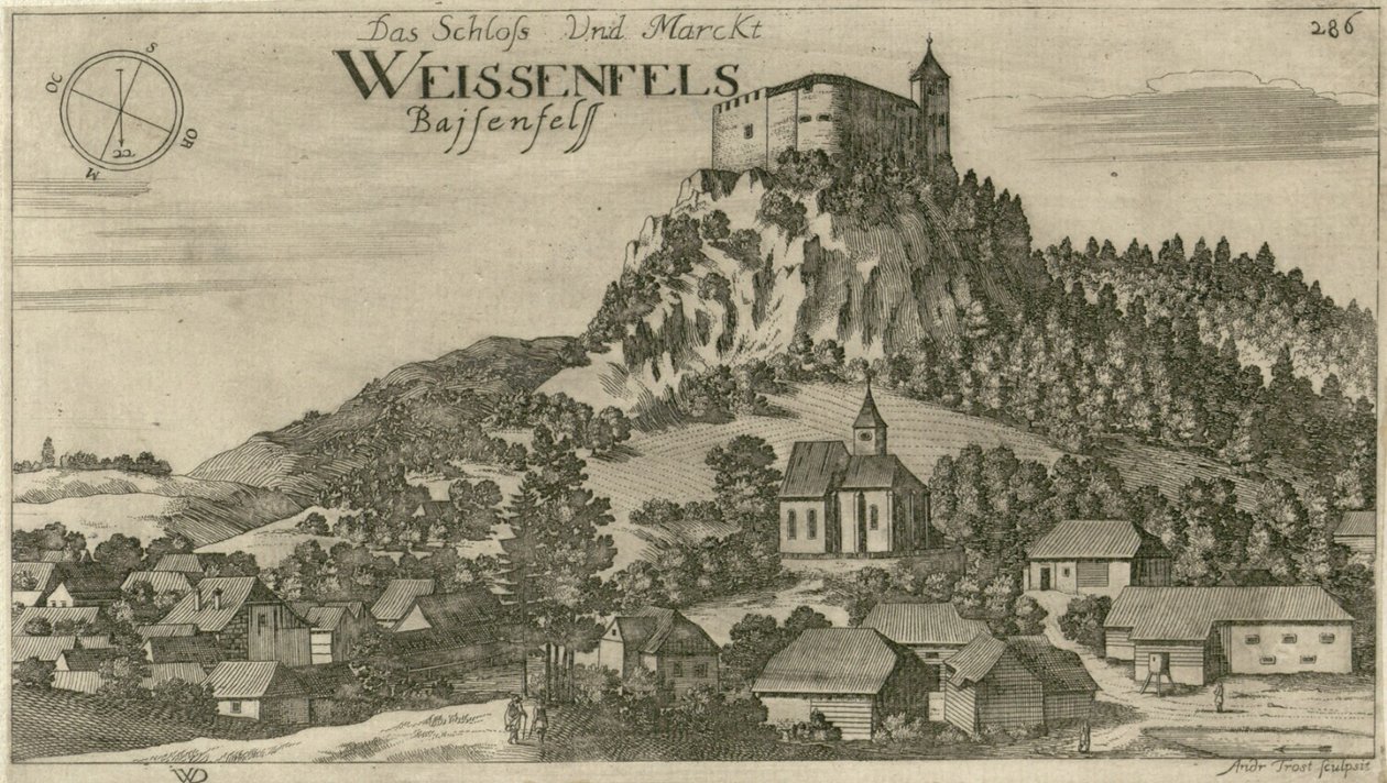 Grad Bela pe av Johann Weikhard von Valvasor