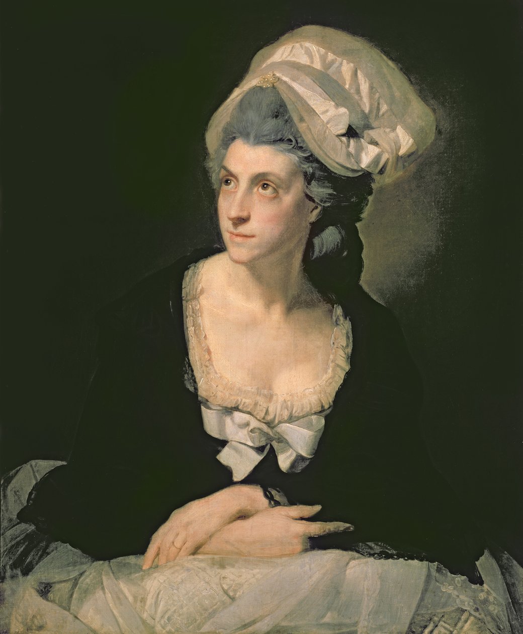 Porträtt av Mary Thomas, konstnärens hustru, 1700-talet av Johan Joseph Zoffany