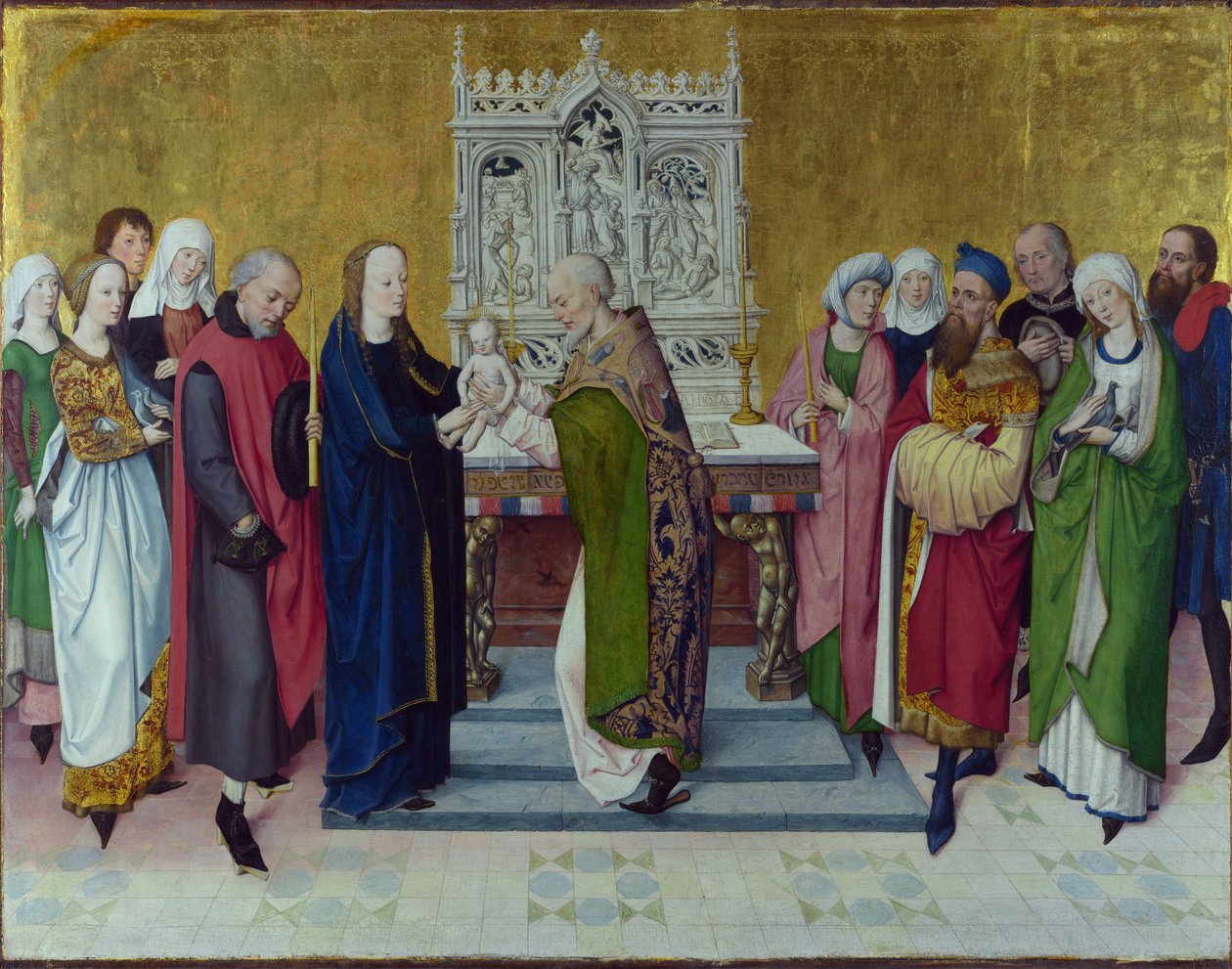 The Presentation in the Temple av Johann van Duyren