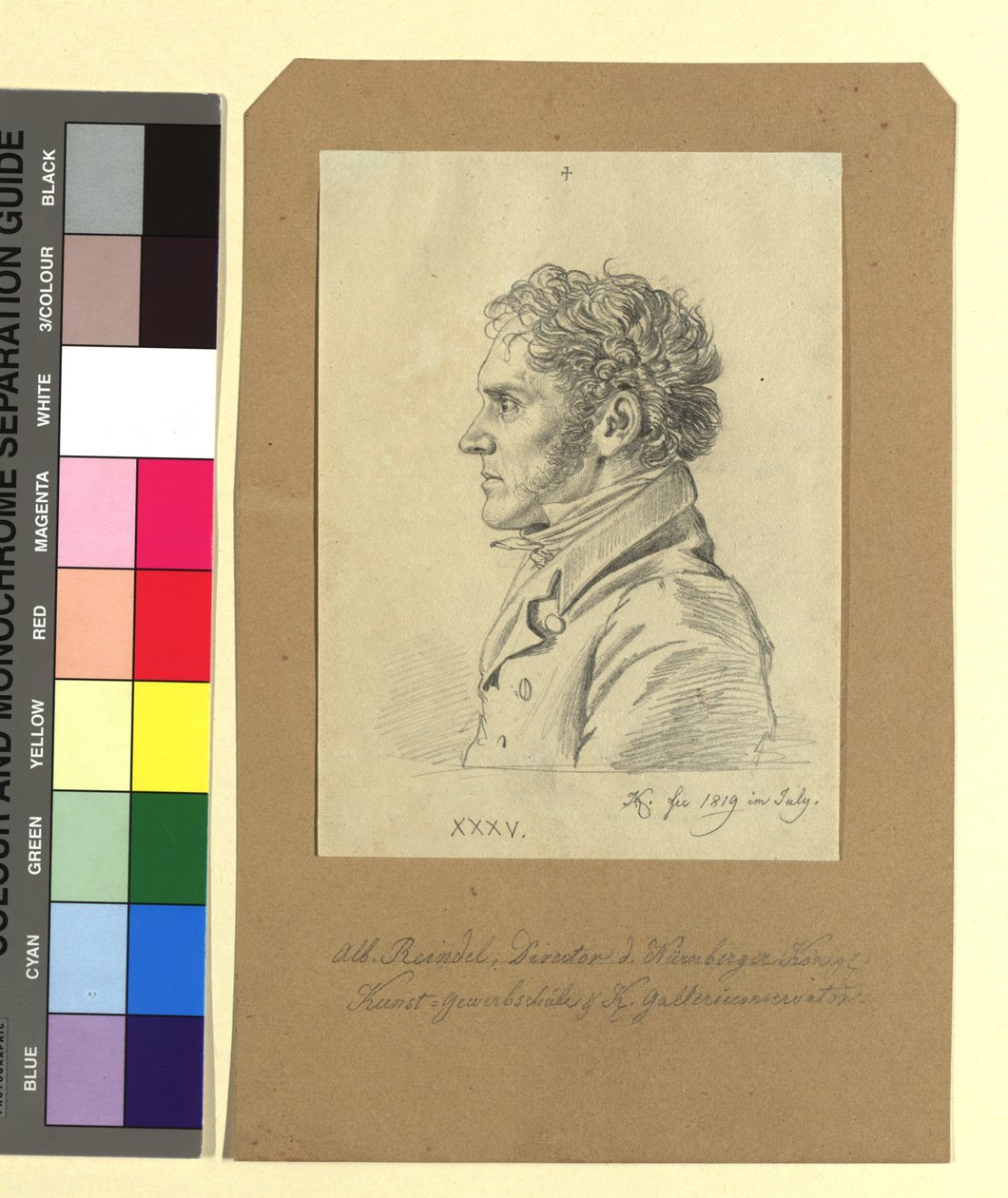Albert Reindel (1784-1853), kopparstickare av Johann Adam Klein