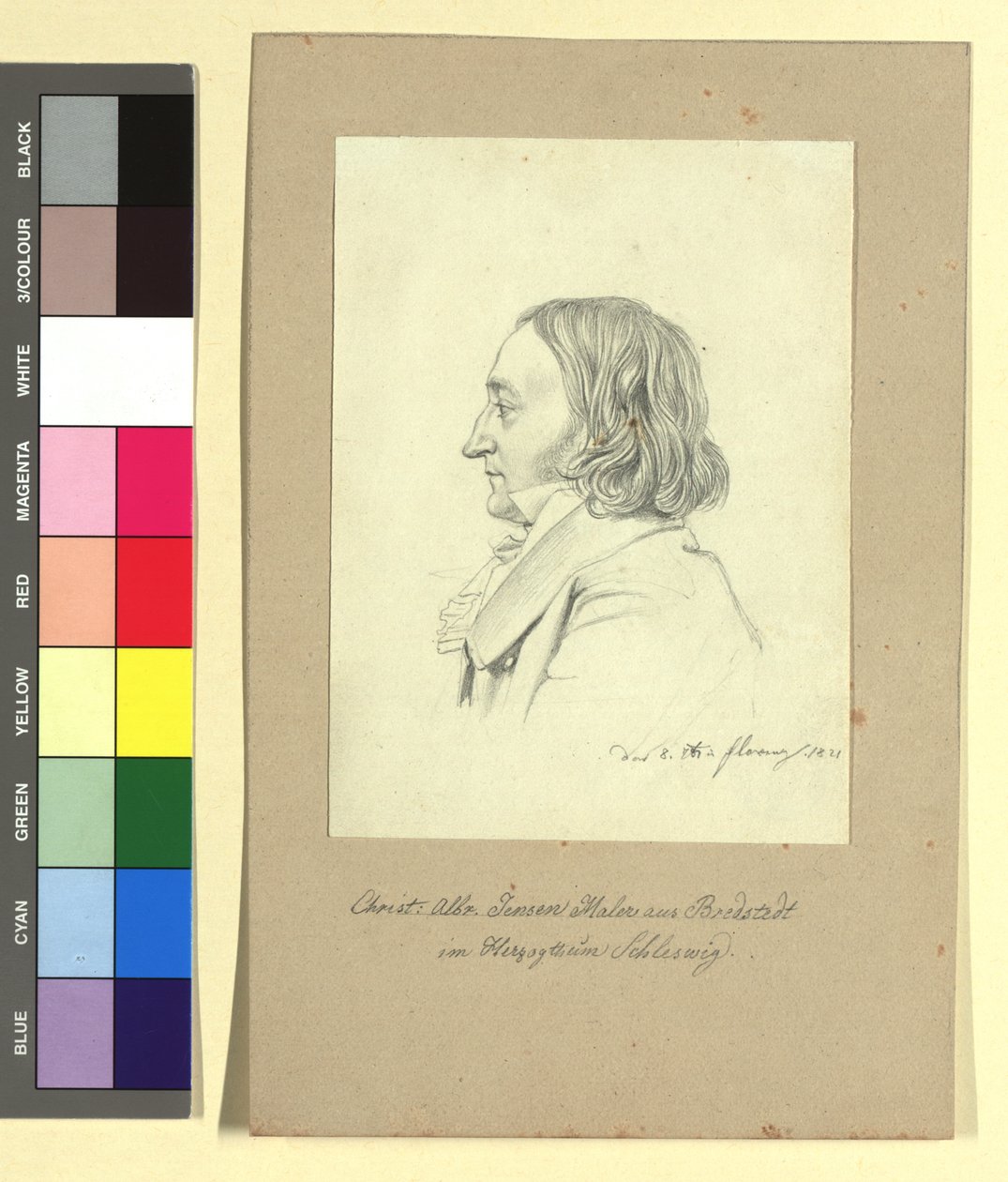 Christian Albrecht Jensen (1792-1870), målare av Johann Adam Klein