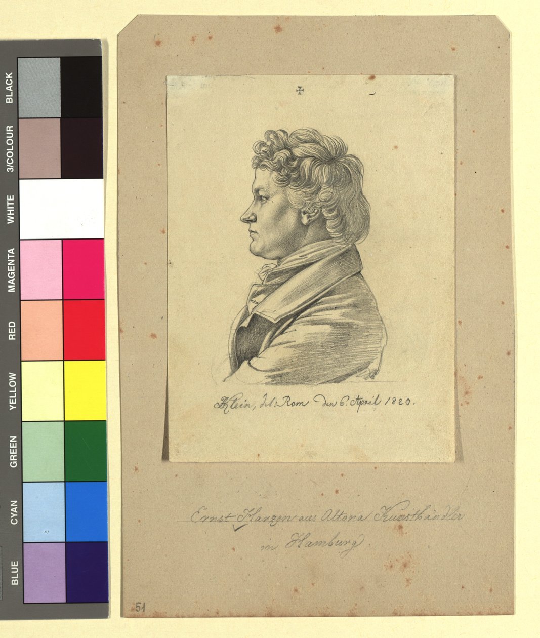 Georg Ernst Harzen (Altena 1790-1863), konsthandlare av Johann Adam Klein