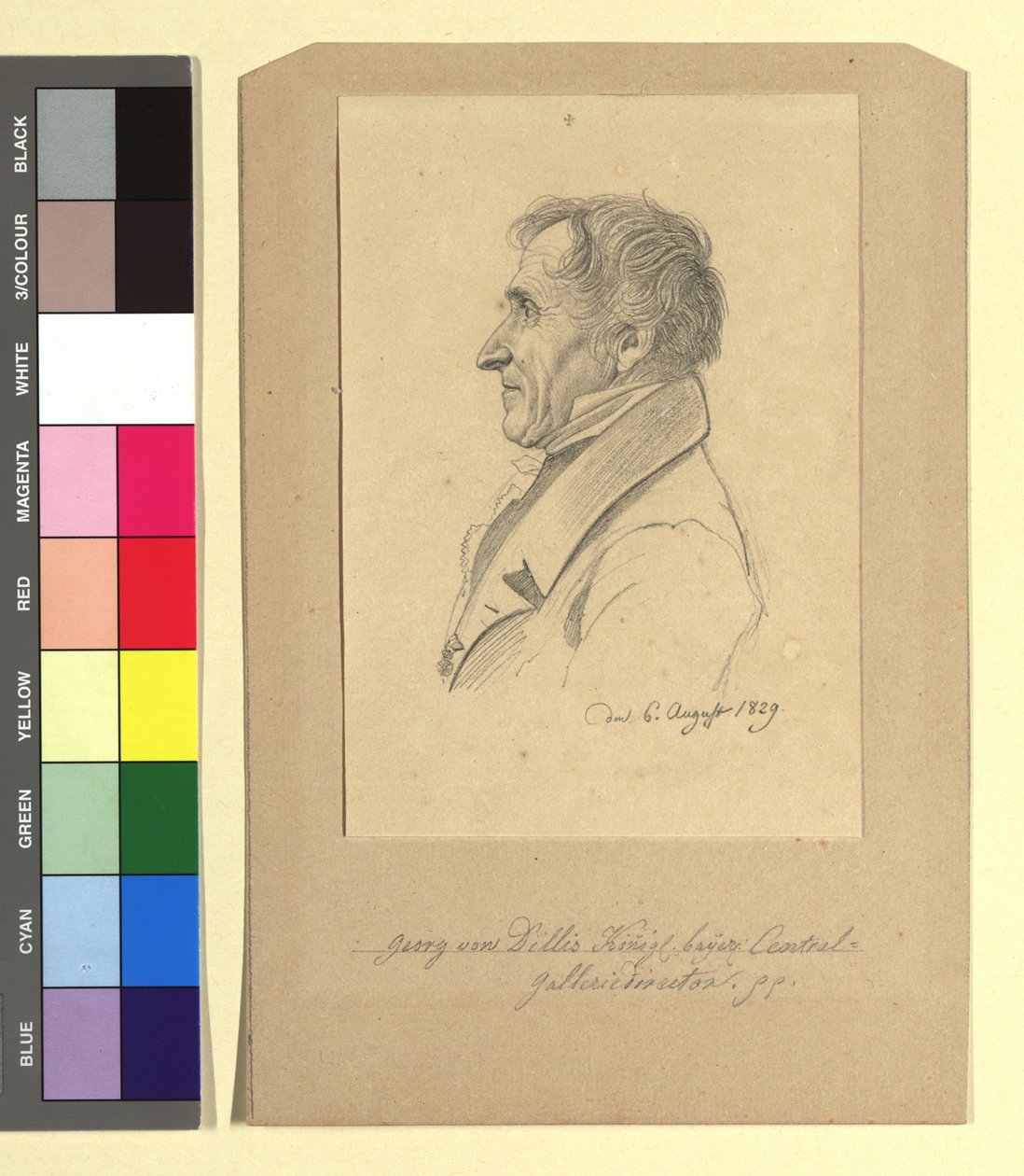 Georg von Dillis (1759-1841), målare, galleridirektör av Johann Adam Klein